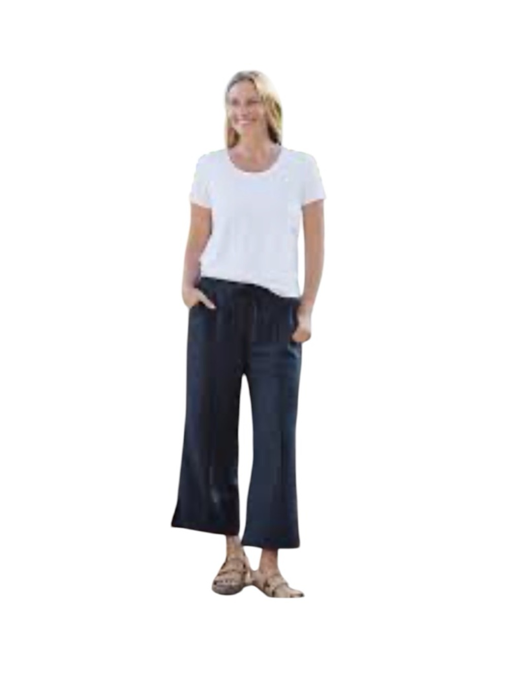 Ripskirt Hawaii tencel coastal crop pants XL